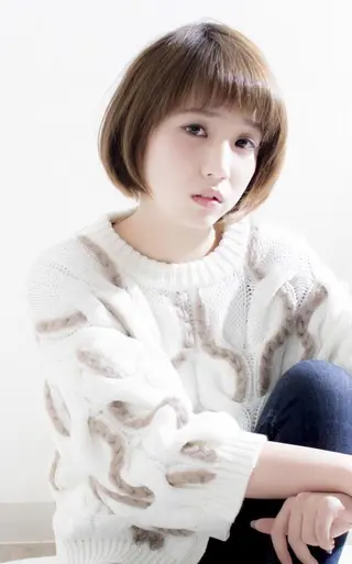 ショート 大久保 結加のヘアスタイル