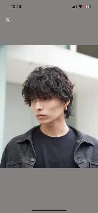 パーマ メンズ fifth　石垣 海音のヘアスタイル