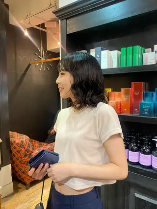 パーマ 原田 梓未のヘアスタイル