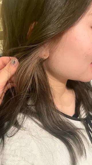 セミロング はやしだ あおいのヘアスタイル