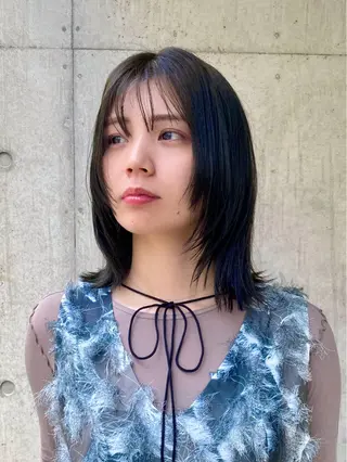 ミディアム カラー Paddle所属・似合わせレイヤー/ レイヤーパーマ/高倉のヘアスタイル