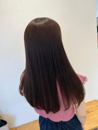 ロング カラー きど さやかのヘアスタイル
