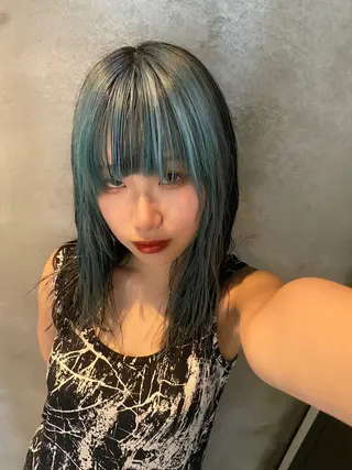 セミロング カラー nambu-GARDEN所属・上田 昂雅のヘアスタイル