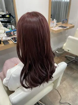 セミロング カラー レイヤーカット/髪質 改善/矯正🤍吉田のヘアスタイル