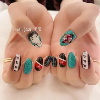 ミディアム nail jaol池袋店所属・ネイルJaol 池袋のネイルデザイン