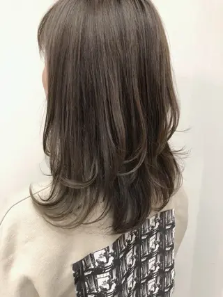 ミディアム warm鶴見所属・國吉 柚杏のヘアスタイル