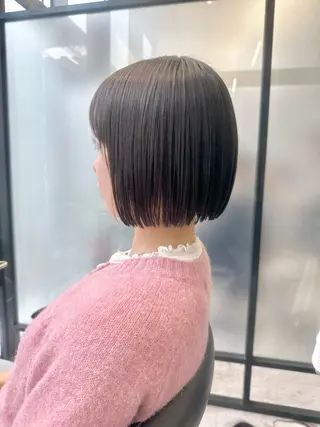 ショート SALOWIN心斎橋Suite店所属・洗っても取れない 髪質改善|OJIROのヘアスタイル