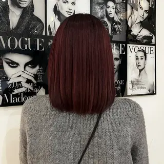 ミディアム カラー Lino　hair design所属・中村 美結のヘアスタイル