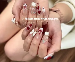 ネイル 星 あみのネイルデザイン