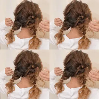 ミディアム ヘアアレンジ 🌷MAYU 🌷のヘアスタイル