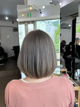 ショート カラー 神戸ボブ✂️ ioe三宮/田 伸佳のヘアスタイル