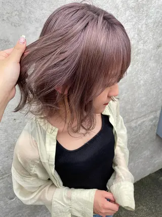 ミディアム カラー miyu /大阪美容室のヘアスタイル