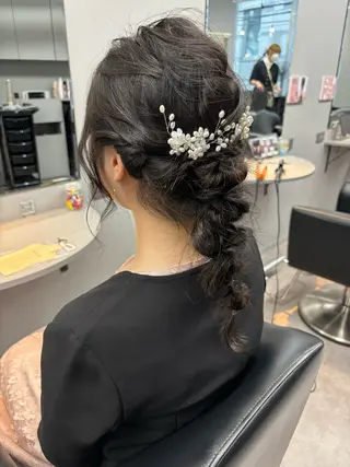 ヘアアレンジ きよはらちさき🍑 柔らかカラー🌱🫧のヘアスタイル