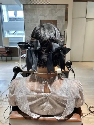 ショート 艶カラー/アレンジ/ はまぐちうみのヘアスタイル