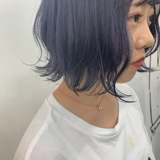 ショート カラー ☘️ブリーチ/ハイト ーン/レイヤー/のヘアスタイル