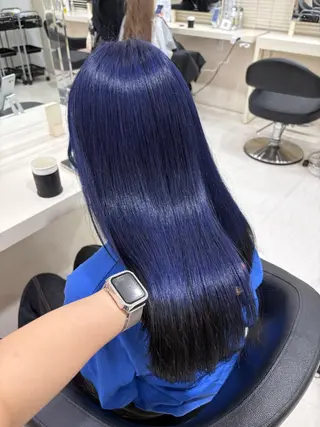 ミディアム カラー ヘアアレンジ 💟RINNA 艶カラー💟のヘアスタイル