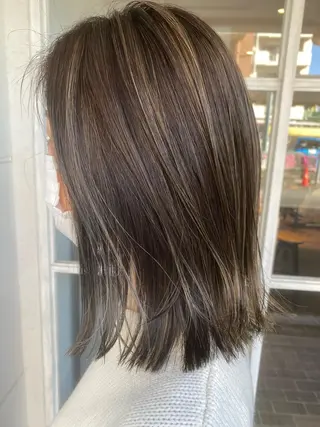 ミディアム カラー ヘアアレンジ ◎モチマル チアキ◎のヘアスタイル