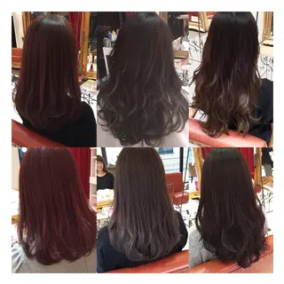 ロング カラー THE DAY所属・AKI HASHIMOTOのヘアスタイル