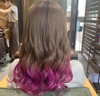 セミロング カラー Blanco Color&Careのヘアスタイル