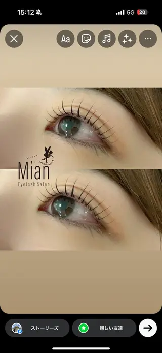 マツエク・マツパ Eyelash Mian本八幡店のマツエク・マツパデザイン