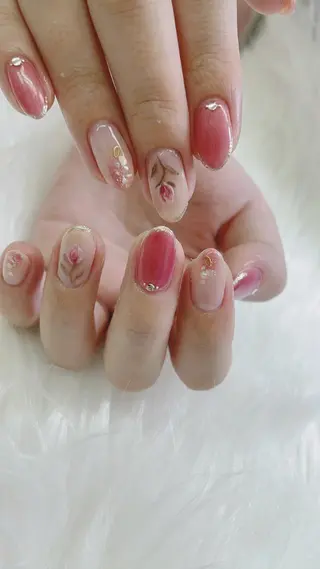 ネイル 🦋ネイルサロン ブラン🌈ゆりのネイルデザイン