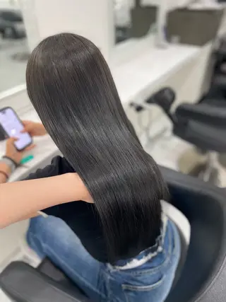 ロング 🪞韓国🤍大人っぽ 艶髪🤍FRUITSのヘアスタイル