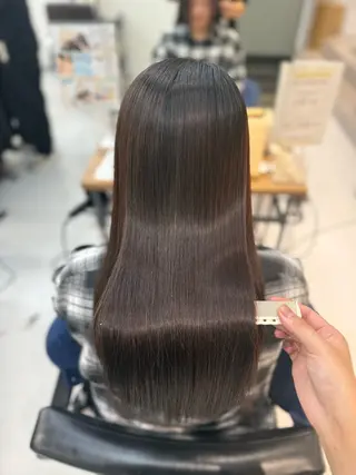 ロング 山崎結菜 🫧透明感カラーのヘアスタイル