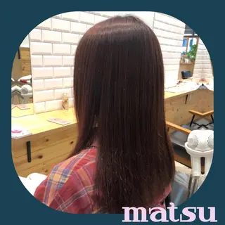 セミロング MATSU 🌟韓国🇰🇷のヘアスタイル