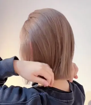 ショート 重里 瑠花のヘアスタイル