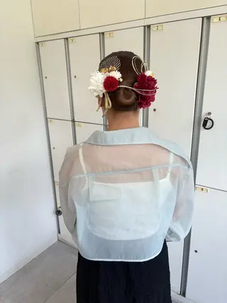 ヘアアレンジ 🫧松尾彩舞樹🫧 アレンジ/艶カラー✨のヘアスタイル