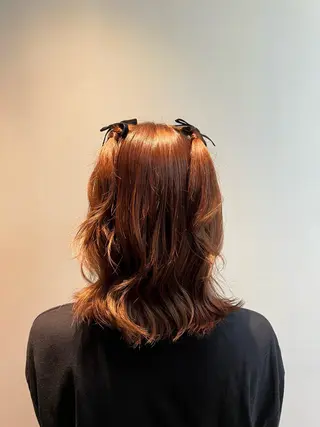 セミロング mee.所属・透明感カラー /あづき⭐️のヘアスタイル