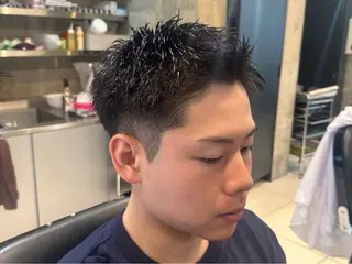 ショート メンズ ツイスパ/メンズ パーマ/歩夢のヘアスタイル