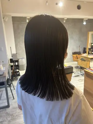 ミディアム まるやま ゆいかのヘアスタイル