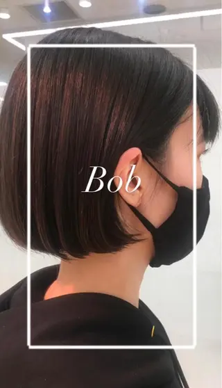 ショート 艶質改善/縮毛矯正 ササキナツミのヘアスタイル