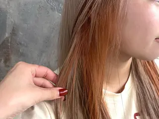 セミロング カラー nonoka/ ブリーチ/モニカのヘアスタイル