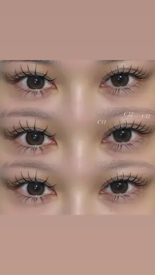 マツエク・マツパ NORA senaのマツエク・マツパデザイン