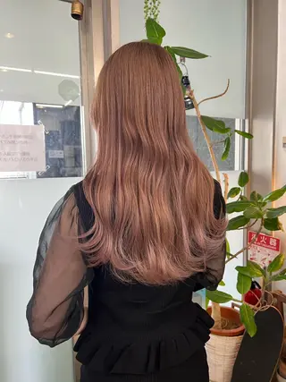 ロング カラー 艶髪カラー✨似合わせ No.1🥇渡辺康貴のヘアスタイル