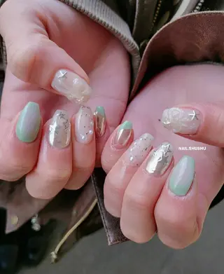 ネイル 3dパーツ/流行り 👧shushu❤️のネイルデザイン