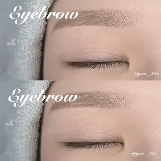 アイブロウ eyelash salon gem.所属・gem. YAYOのマツエク・マツパデザイン