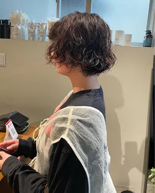 ショート ボブ／パーマ指名 No. 1🍃れんとのヘアスタイル