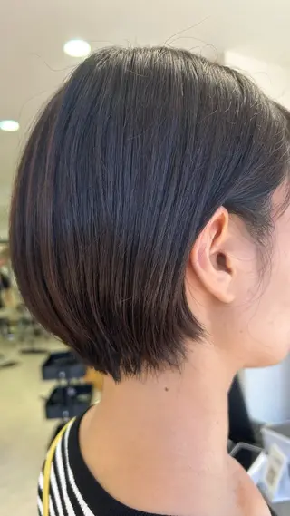 ショート ❄️艶カラー/レイヤ ー/ボブ/mao❄️のヘアスタイル