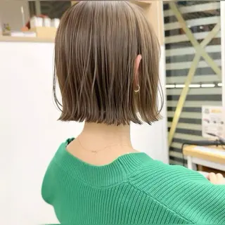 ショート カラー 透明感ブリーチカラー ／tomoyaのヘアスタイル