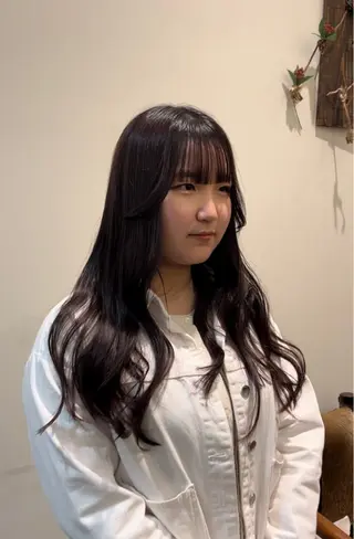 ロング カラー sizuk natsukiのヘアスタイル