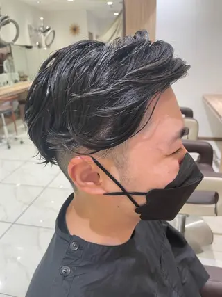 ショート パーマ メンズ 髪質改善・縮毛矯正 Taijuのヘアスタイル