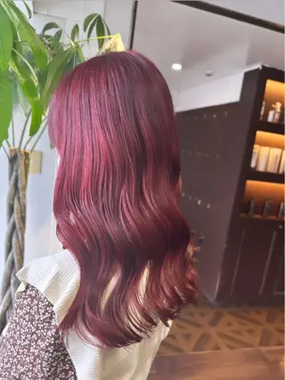 ミディアム カラー パーマ ヘアアレンジ メンズ ボブ/ダブルカラー 縮毛矯正/支持多数のヘアスタイル