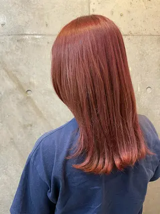 セミロング カラー 透明感🫧半個室 yukaのヘアスタイル