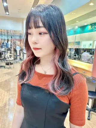 セミロング カラー ショート/レイヤー /札幌/小山内のヘアスタイル