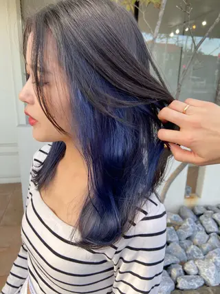 カラー 🍎韓国カラー licoris寛菜のヘアスタイル