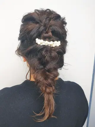 ロング カラー パーマ ヘアアレンジ メンズ マツエク・マツパ ネイル アイブロウ キッズ 🌼 AIKO🌼のヘアスタイル