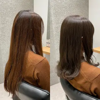 ミディアム 髪質改善ヘアケア 艶髪特化/上田のヘアスタイル